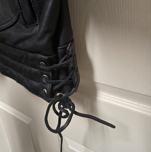 Vintage Harley Davidson Leather Motorcycle Jacket D Pocket 44 - Picture 5 of 15